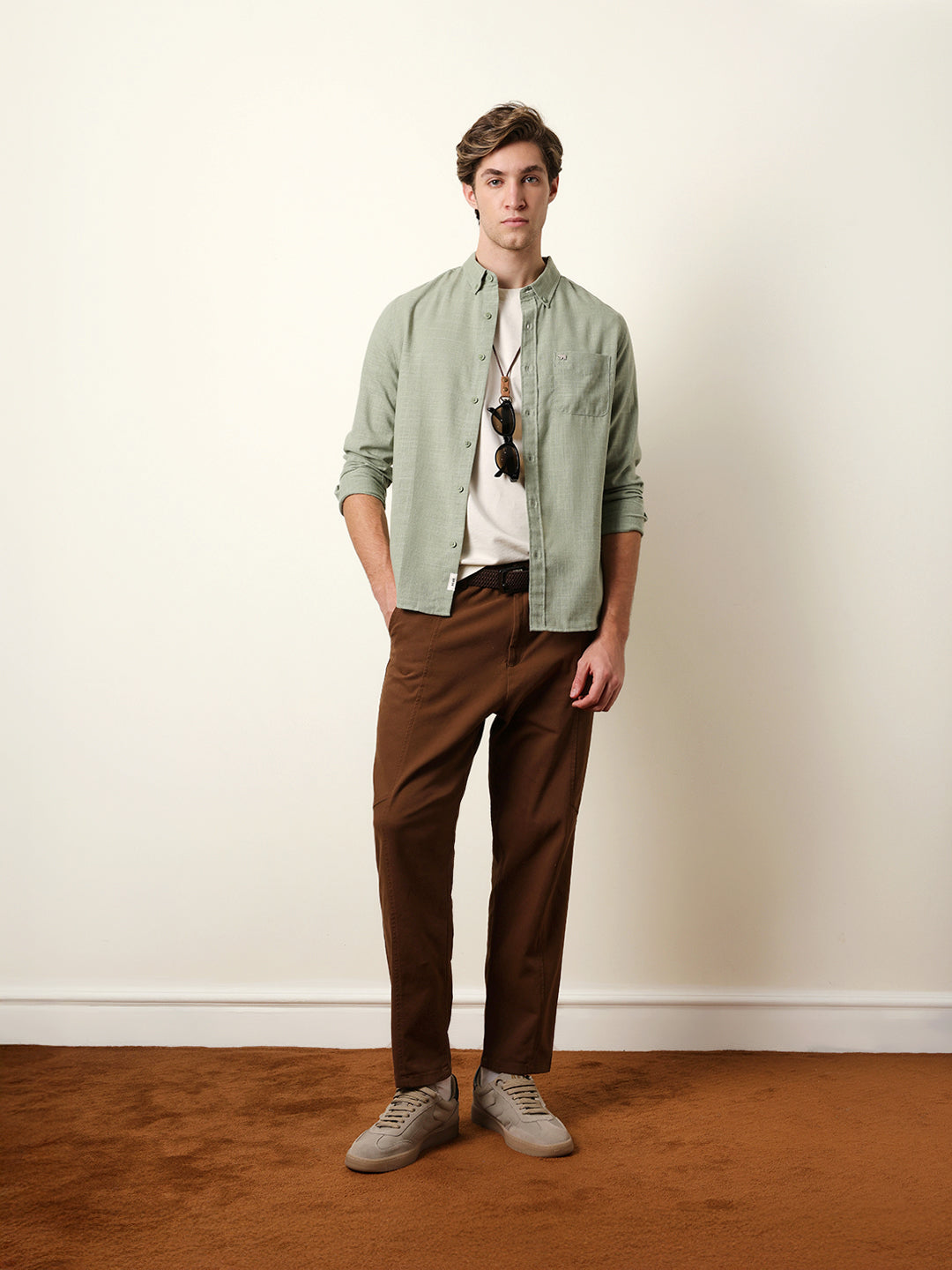 Men Long Sleeves Shirt