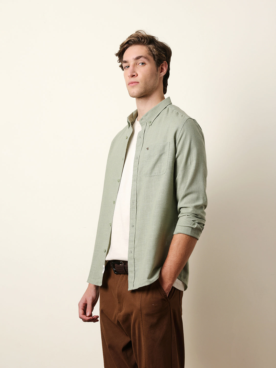 Men Long Sleeves Shirt