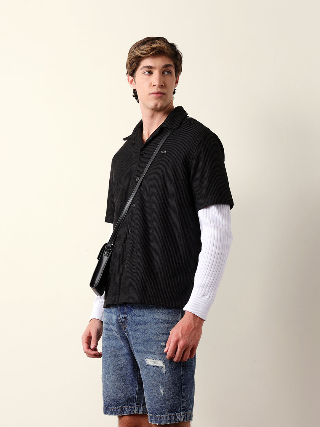 Men Shorts Sleeve Shirt