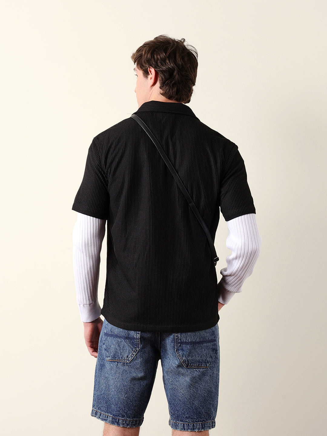Men Shorts Sleeve Shirt