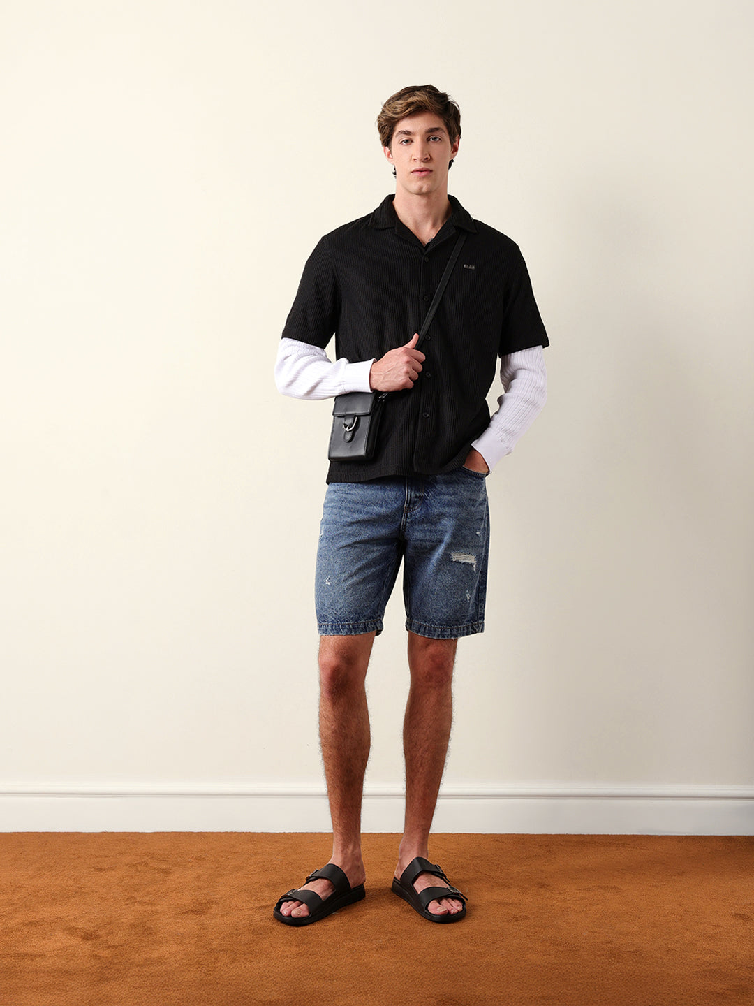 Men Shorts Sleeve Shirt