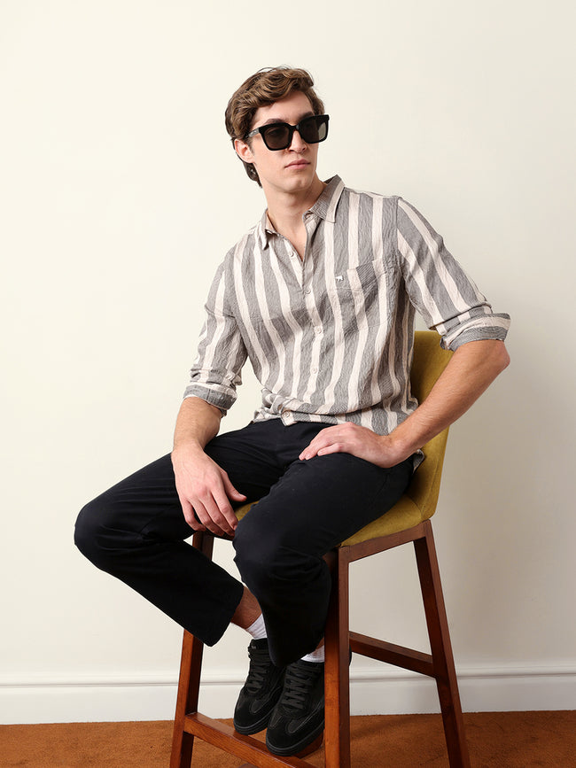 Men Long Sleeves Shirt
