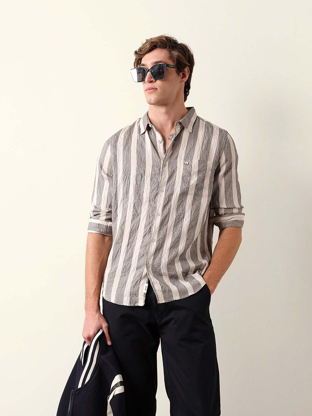 Men Long Sleeves Shirt