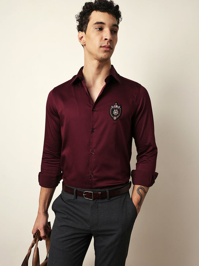 Men Modern Fit Casual Shirt