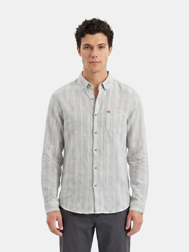 Men Grey Casual Shirt
