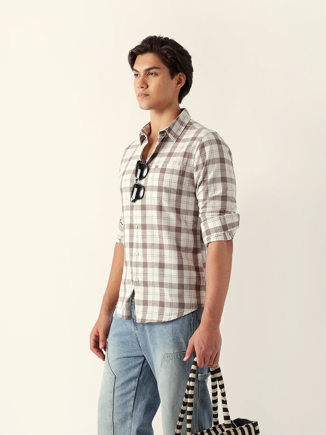 Men Brown Casual Shirt