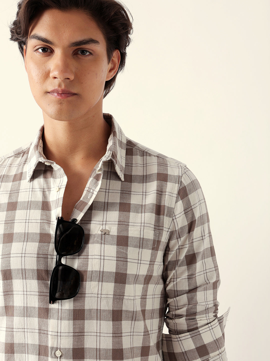 Men Brown Casual Shirt