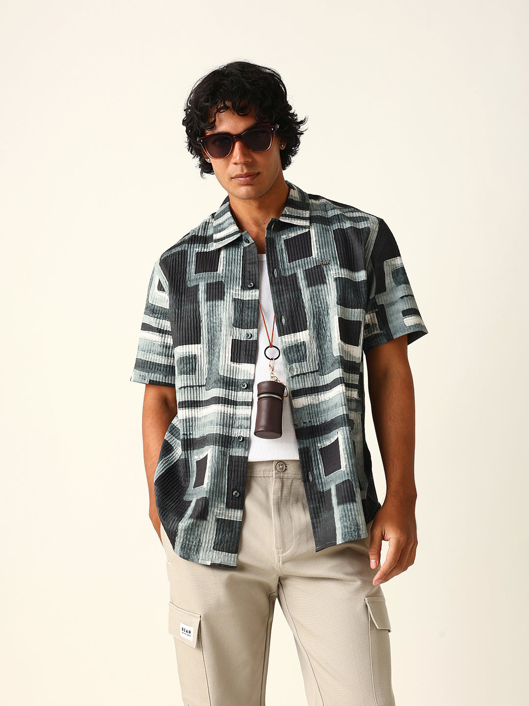 Men Green Casual Shirt