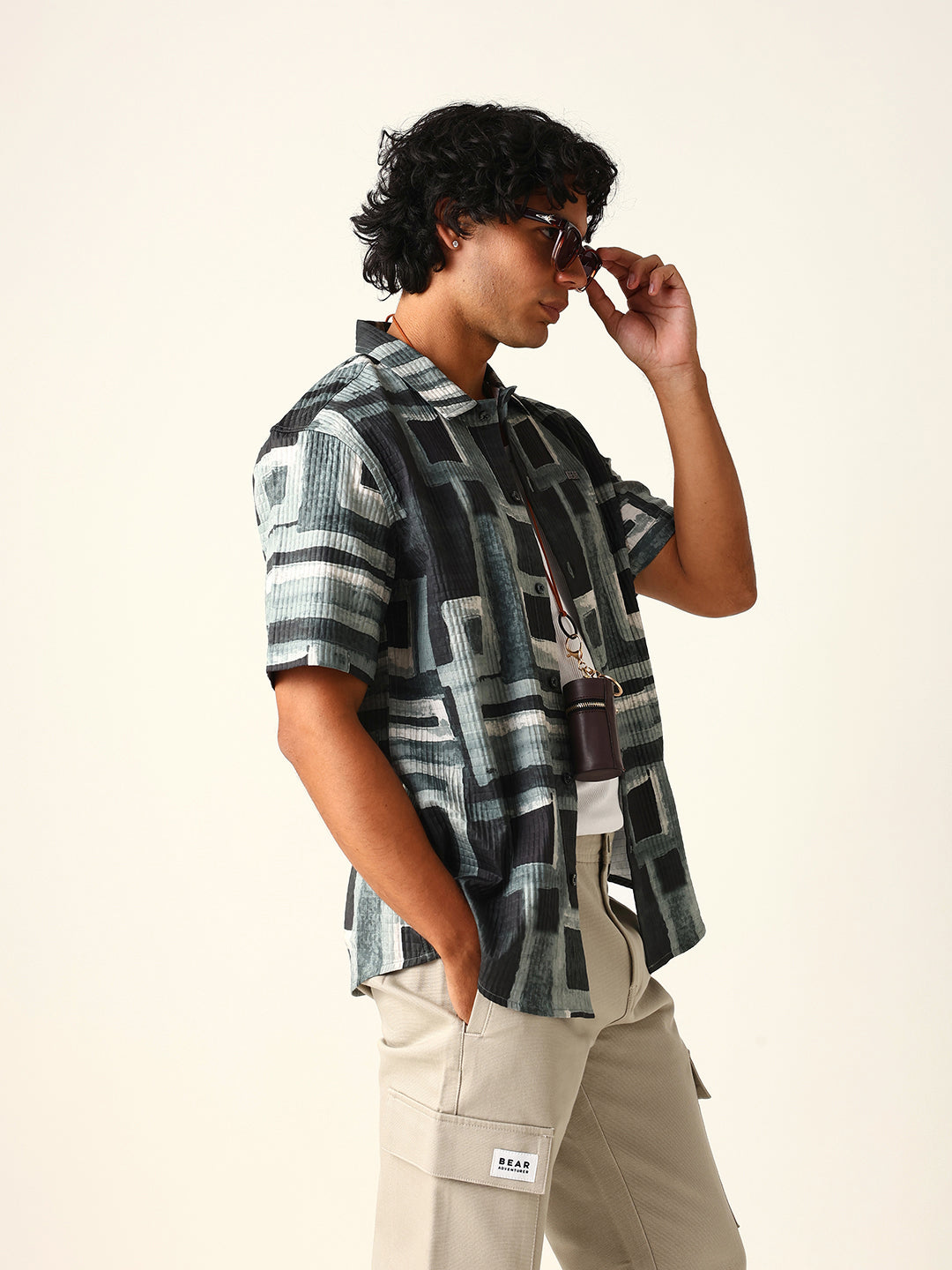 Men Green Casual Shirt