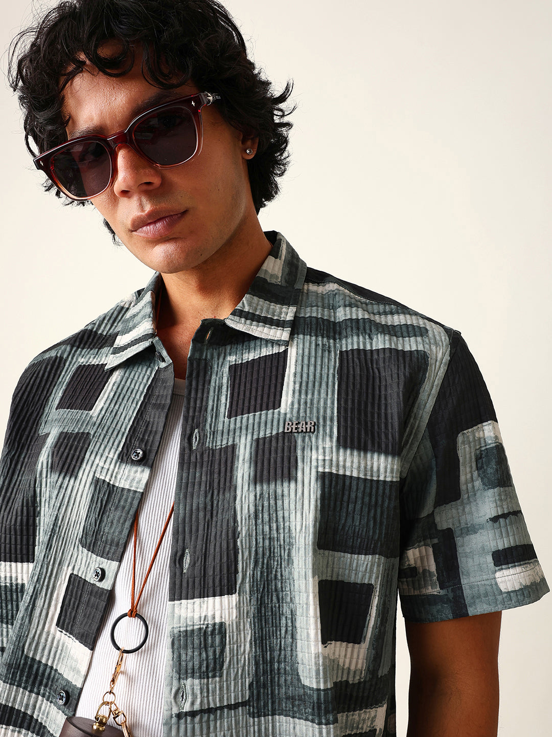 Men Green Casual Shirt