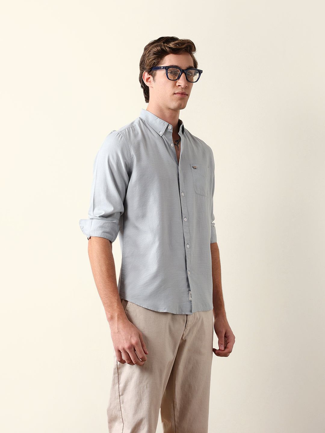 Men Long Sleeves Shirt