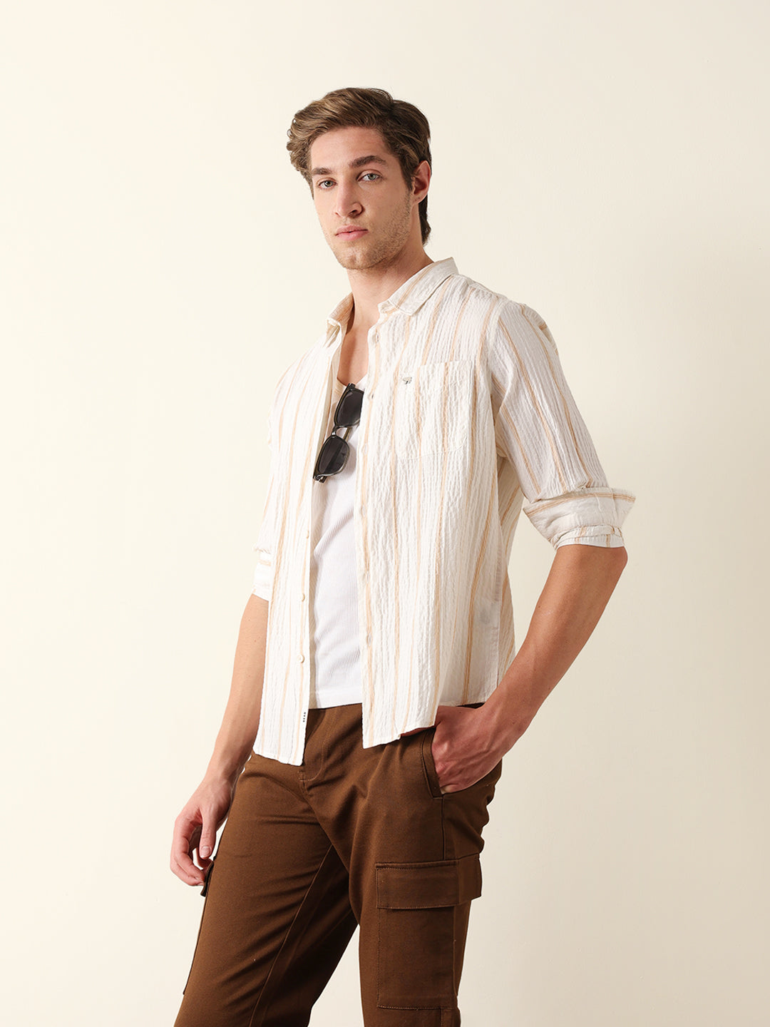 Men Long Sleeves Shirt