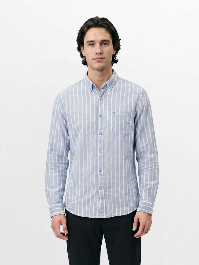 Men Blue Casual Shirt