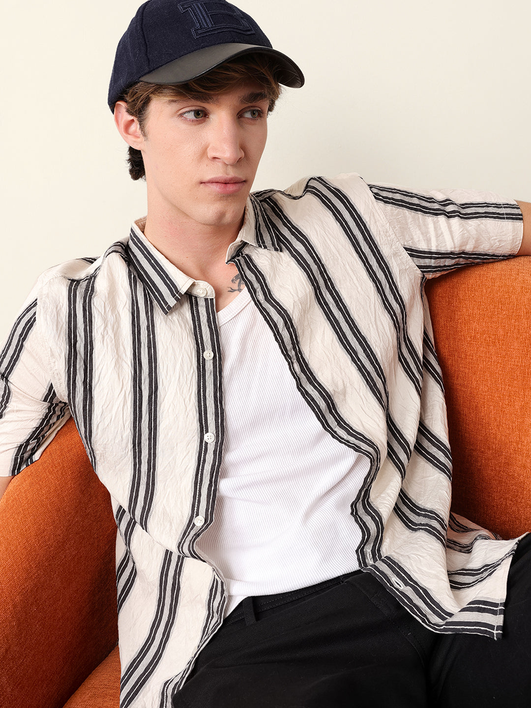 Men Shorts Sleeve Shirt