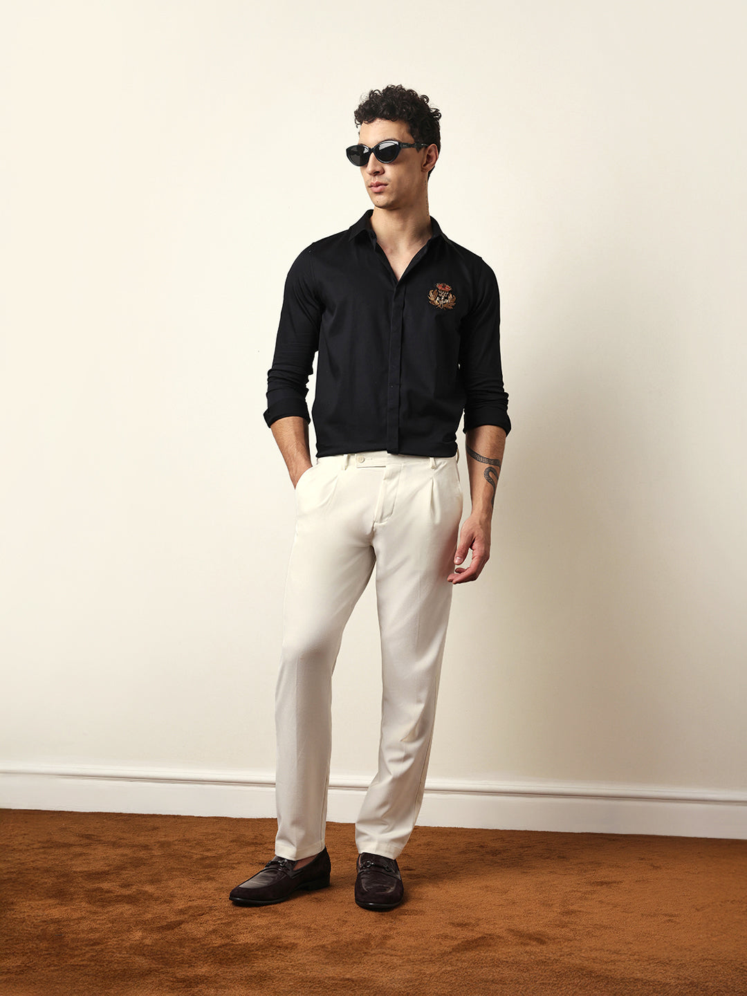 Men Modern Fit Casual Shirt