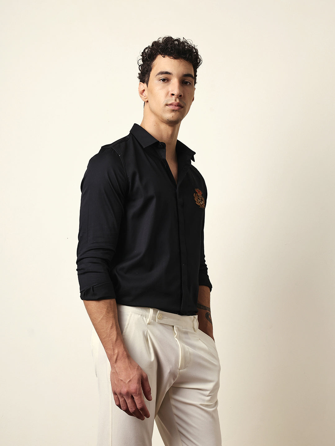 Men Modern Fit Casual Shirt