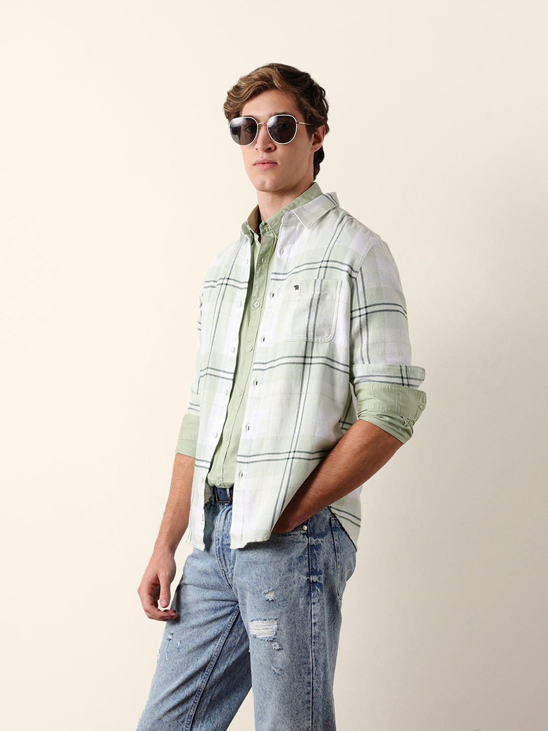 Men Long Sleeves Shirt