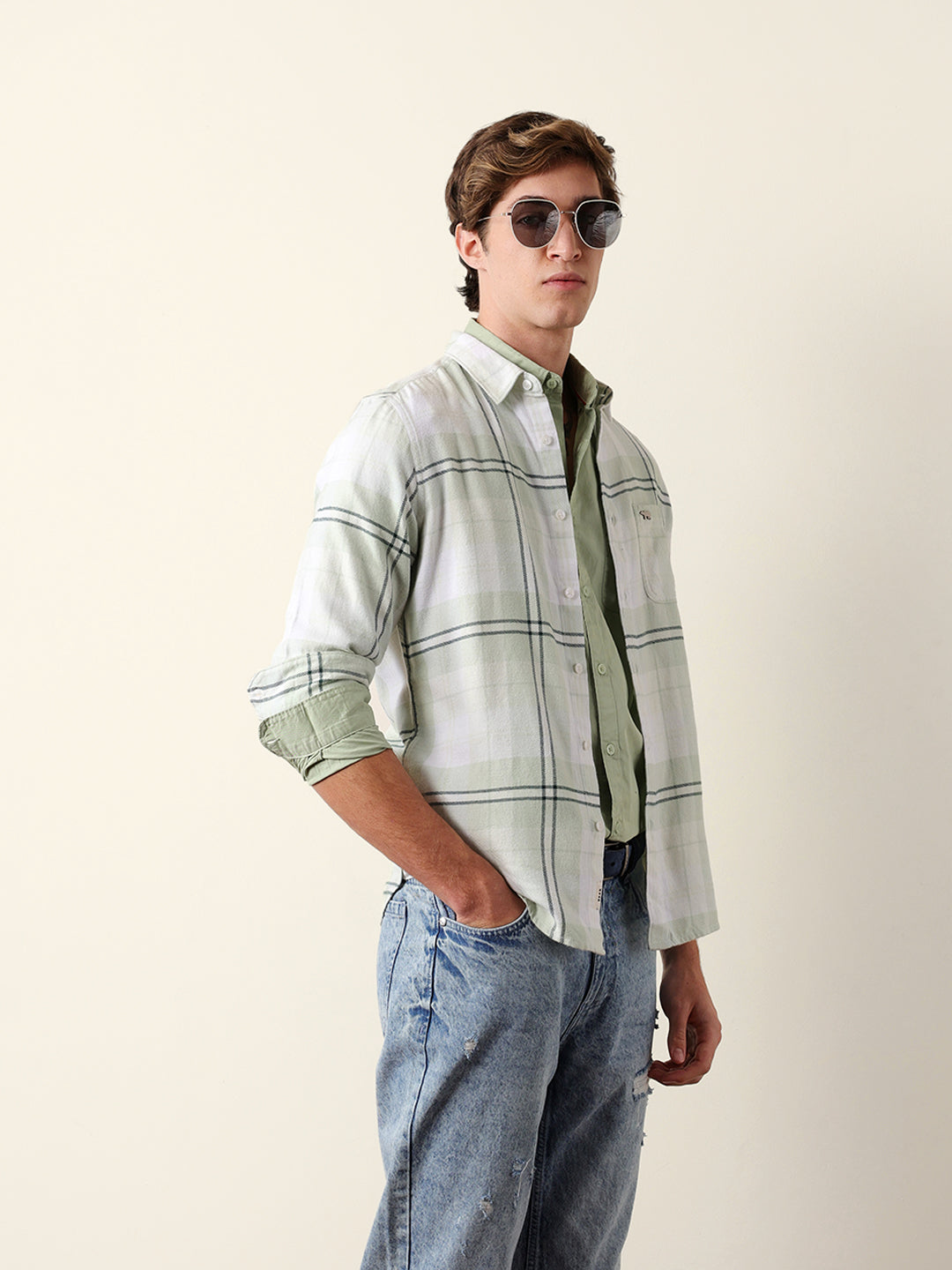 Men Long Sleeves Shirt