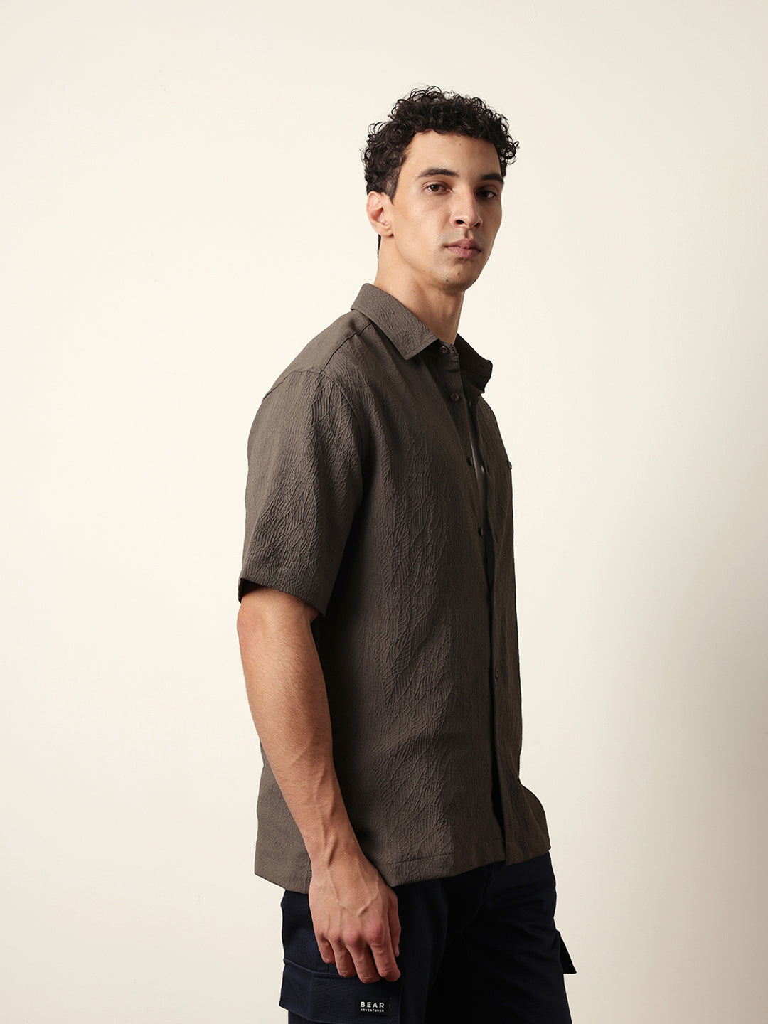 Men Modern Fit Casual Shirt