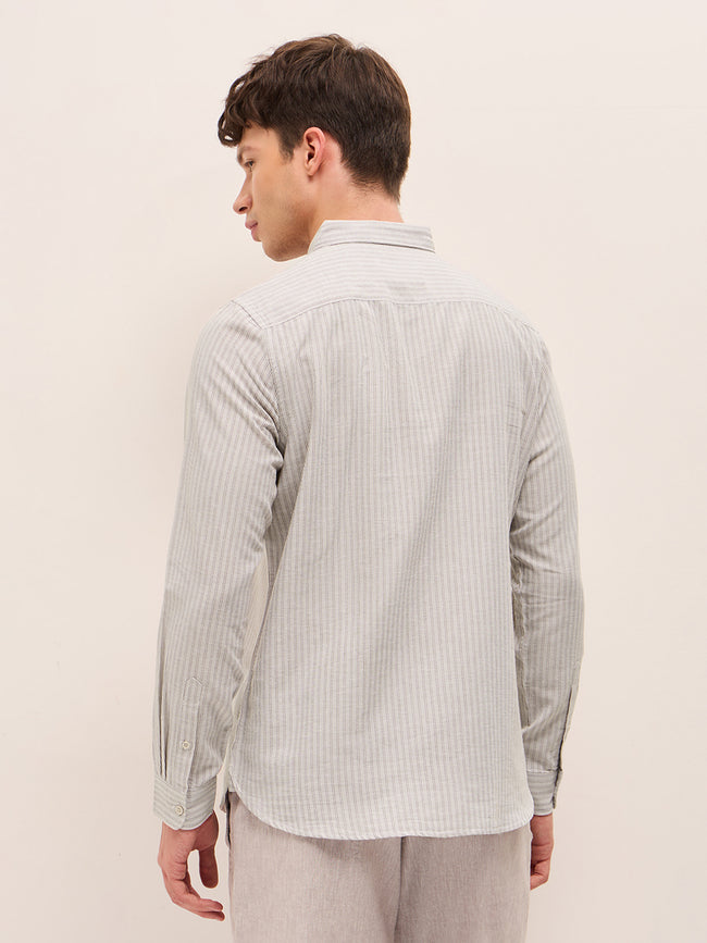 Men Cotton Linen Casual Shirt