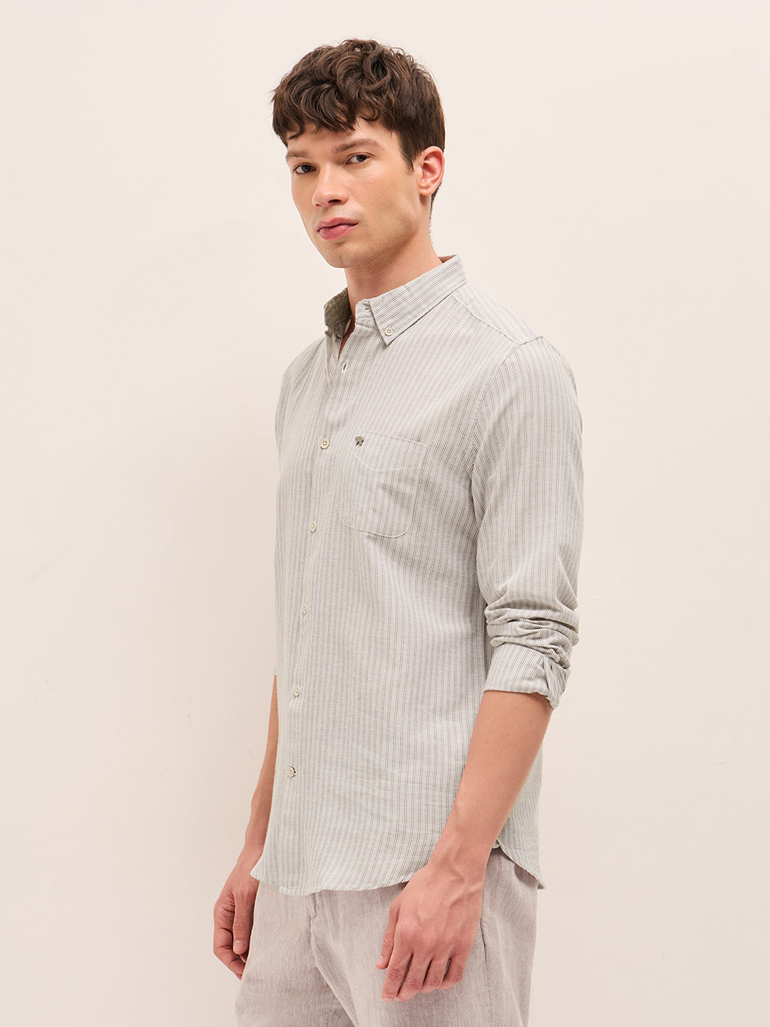 Men Cotton Linen Casual Shirt