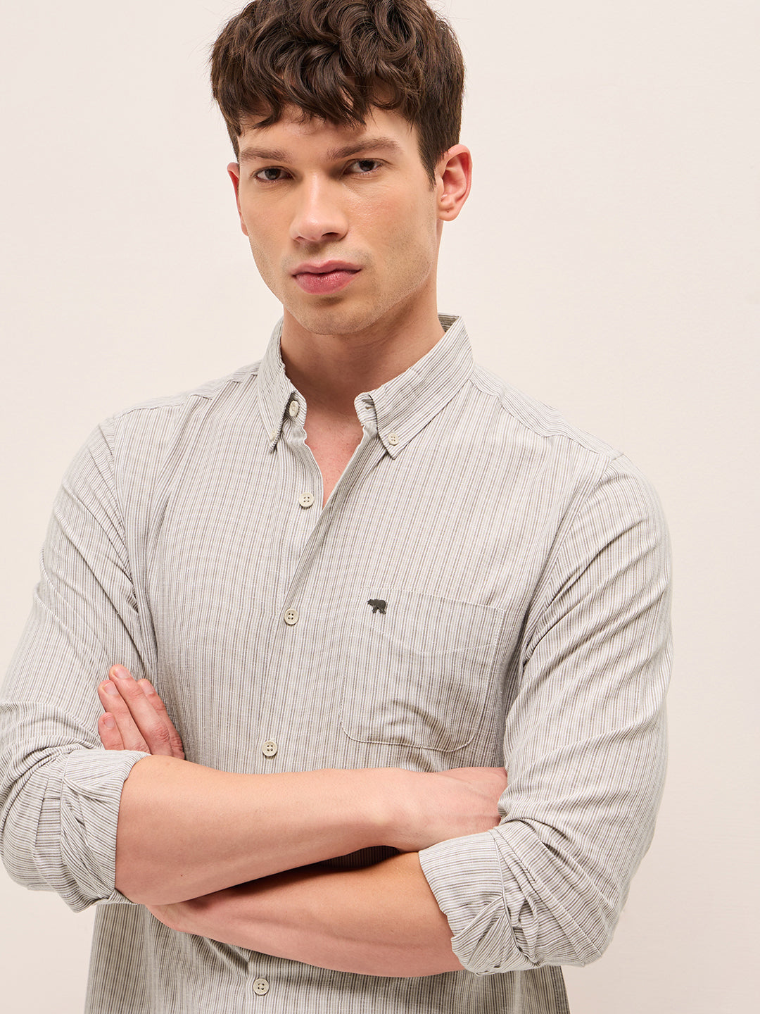 Men Cotton Linen Casual Shirt