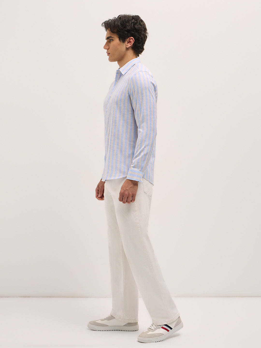Men Blue Casual Shirt