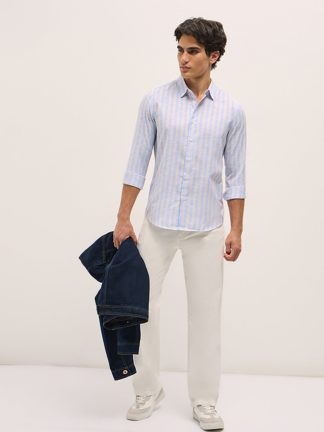 Men Blue Casual Shirt