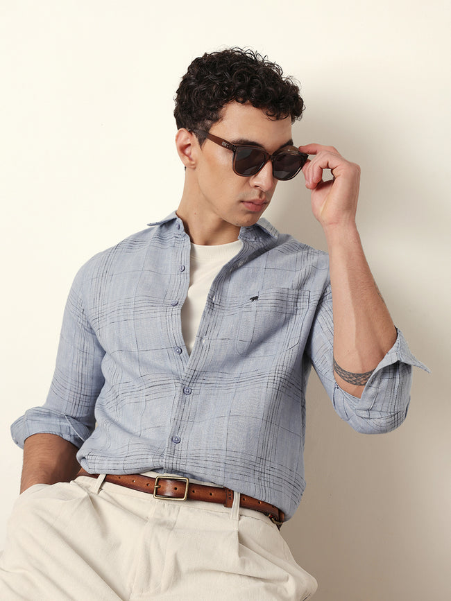 Men Modern Fit Casual Shirt
