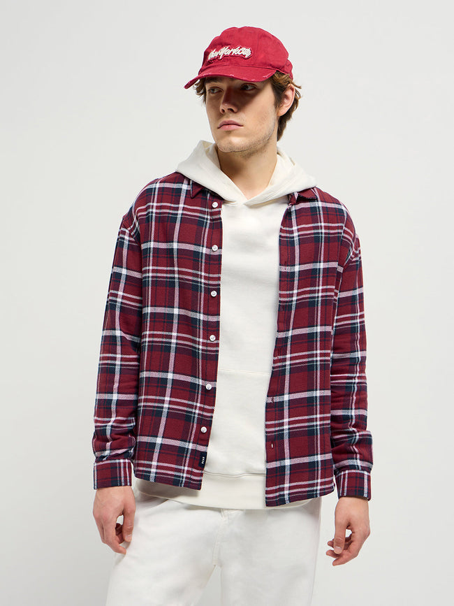 Men Multi-Color Checked Relax Fit Overshirt