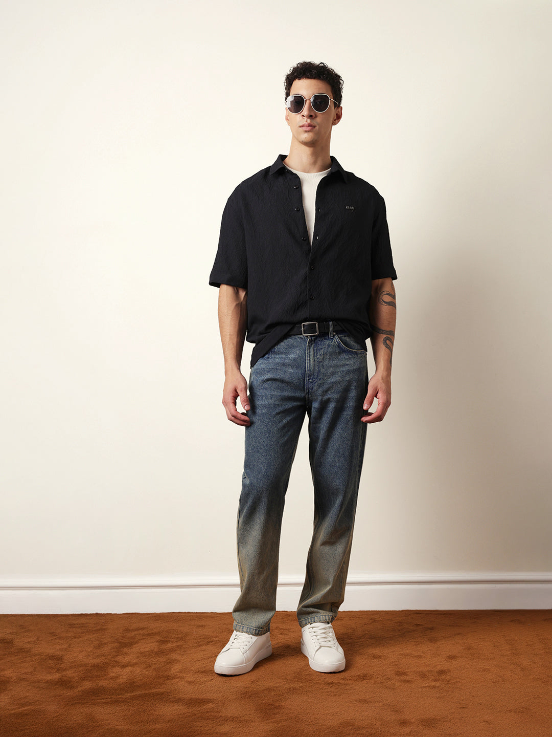 Men Modern Fit Casual Shirt
