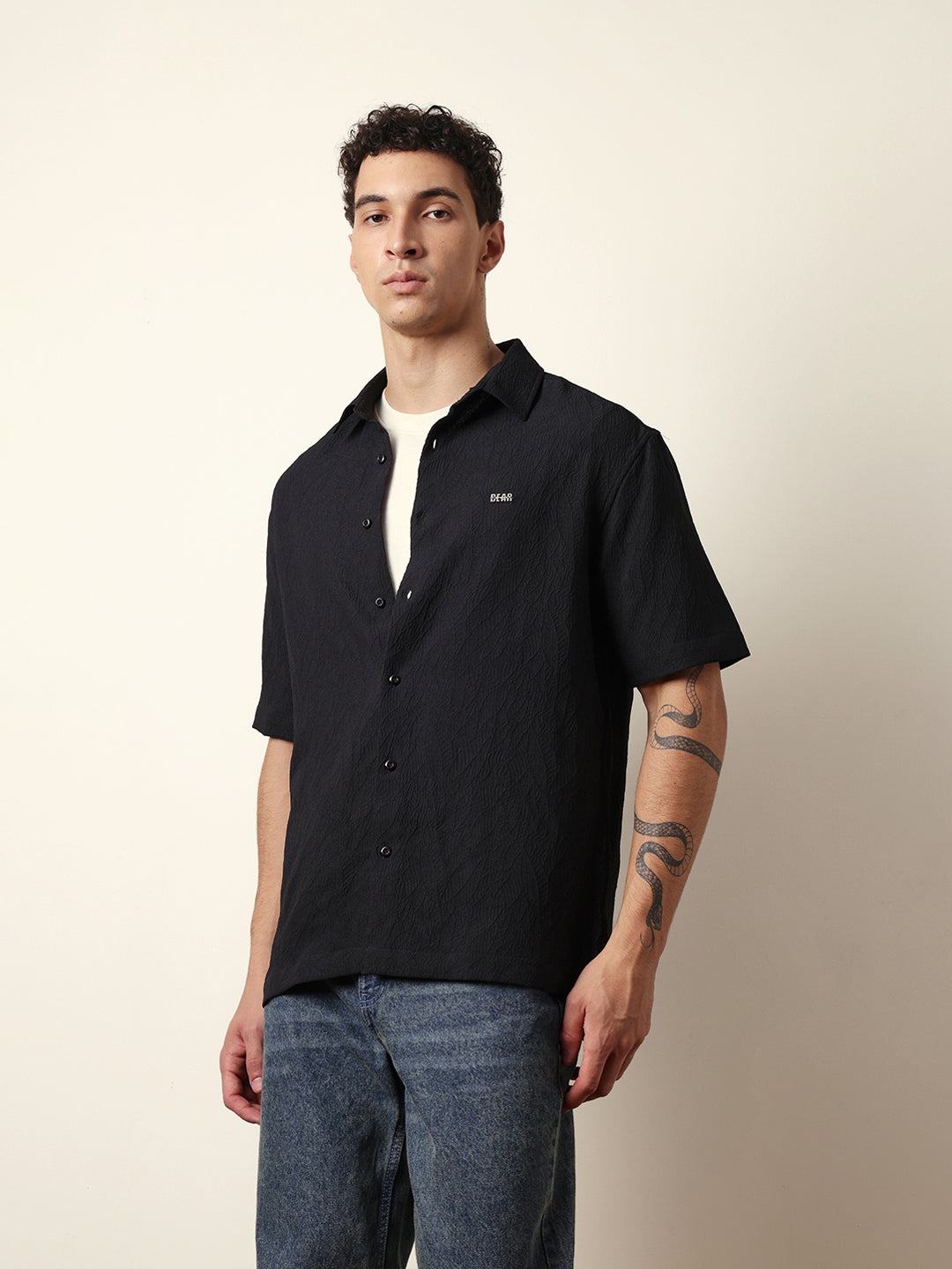 Men Modern Fit Casual Shirt