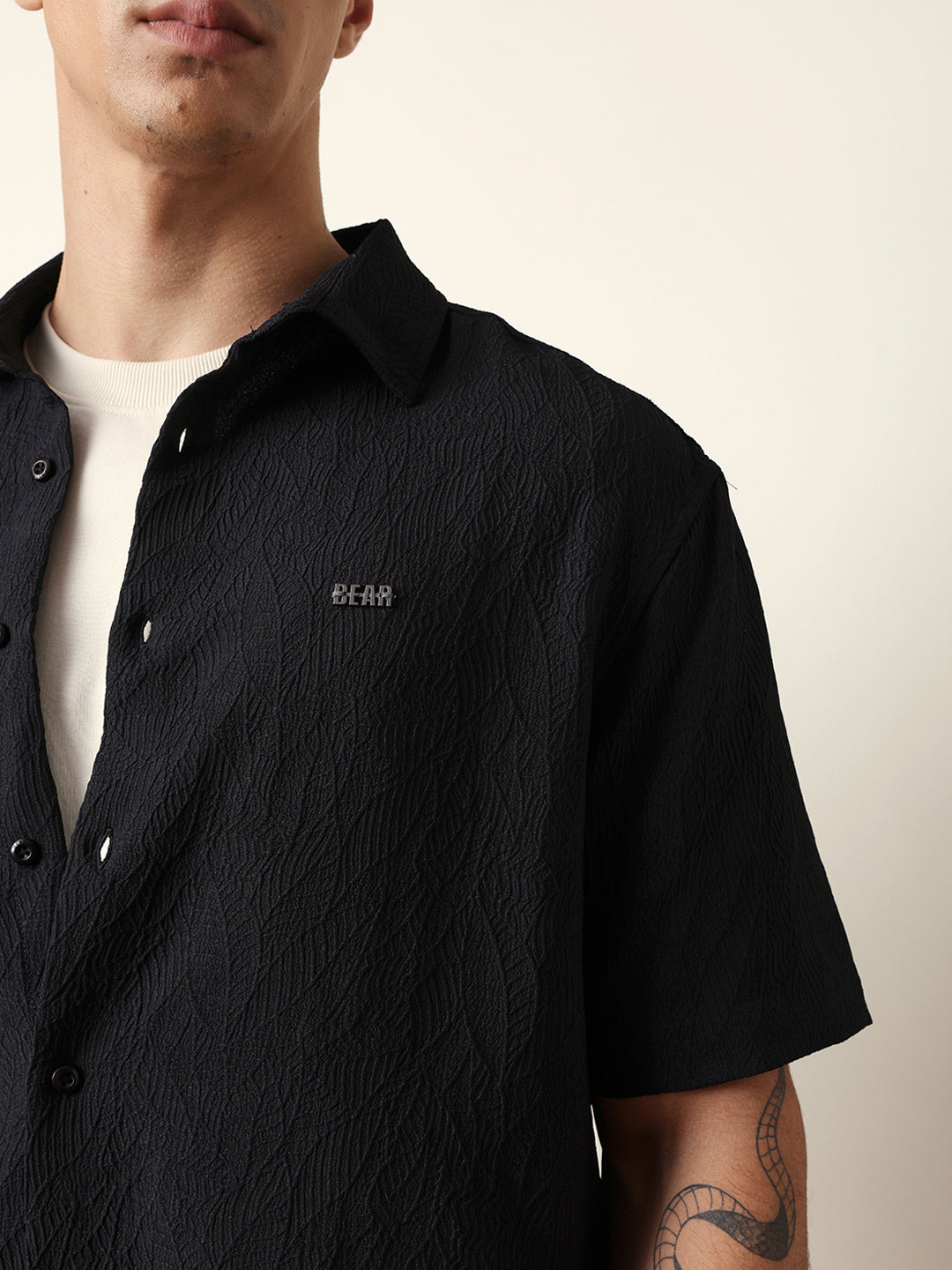 Men Modern Fit Casual Shirt