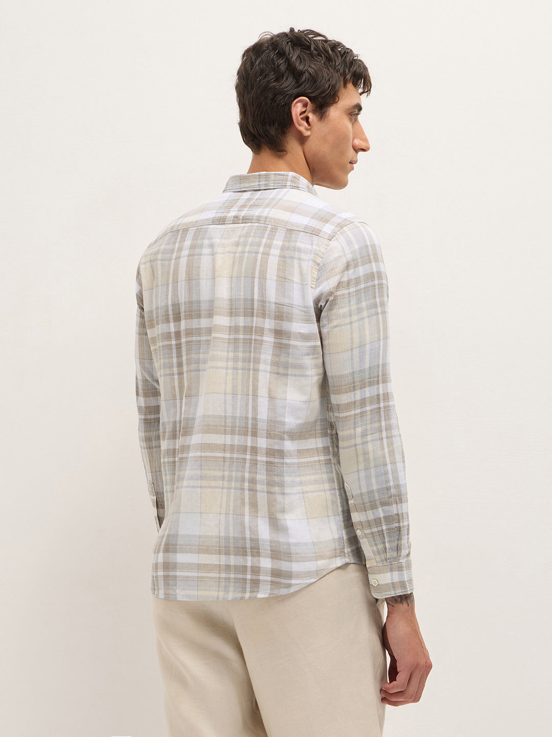 Men Multi Checked Shirt