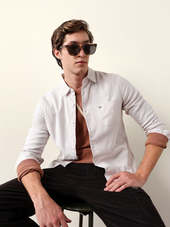 Men Long Sleeves Shirt