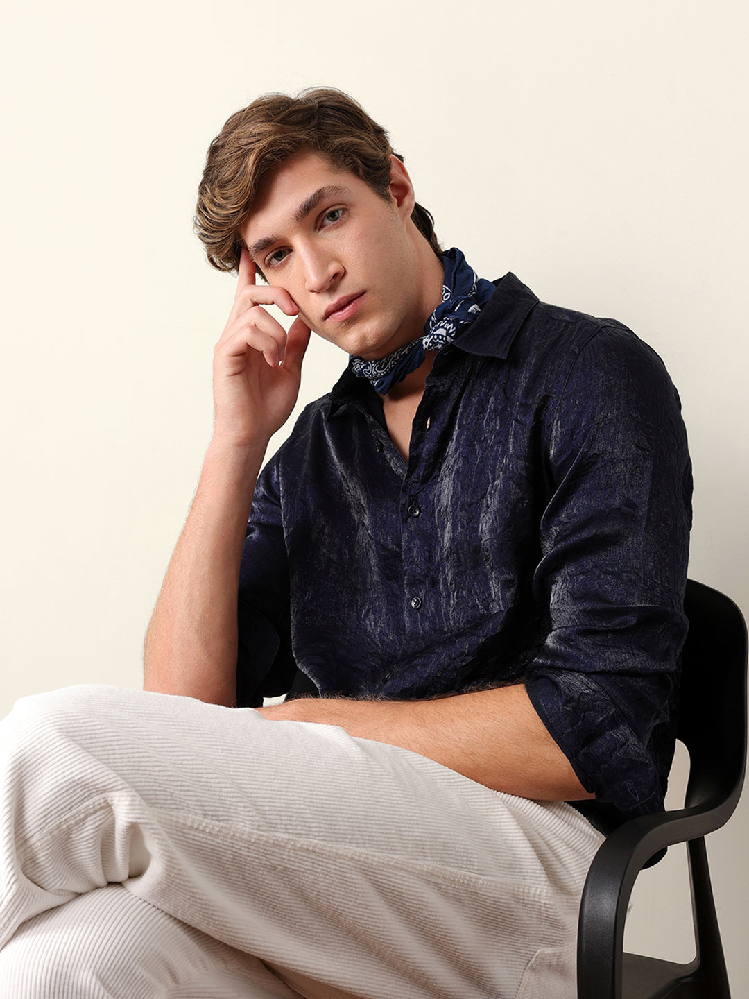Men Long Sleeves Shirt