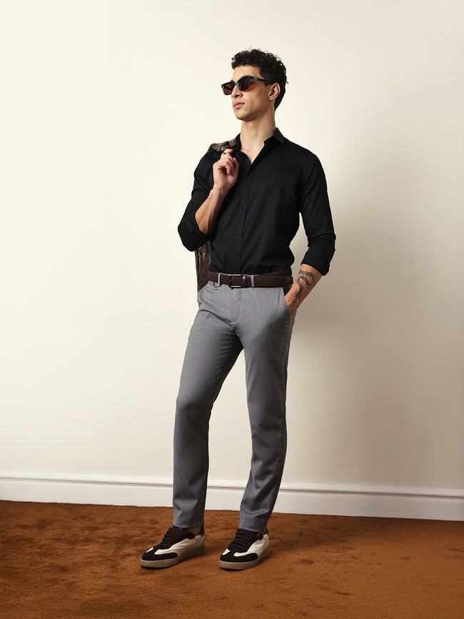 Men Modern Fit Casual Shirt