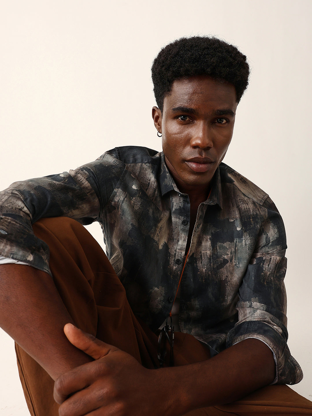 Men Green Casual Shirt