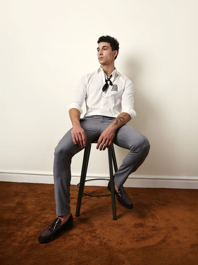 Men Modern Fit Casual Shirt
