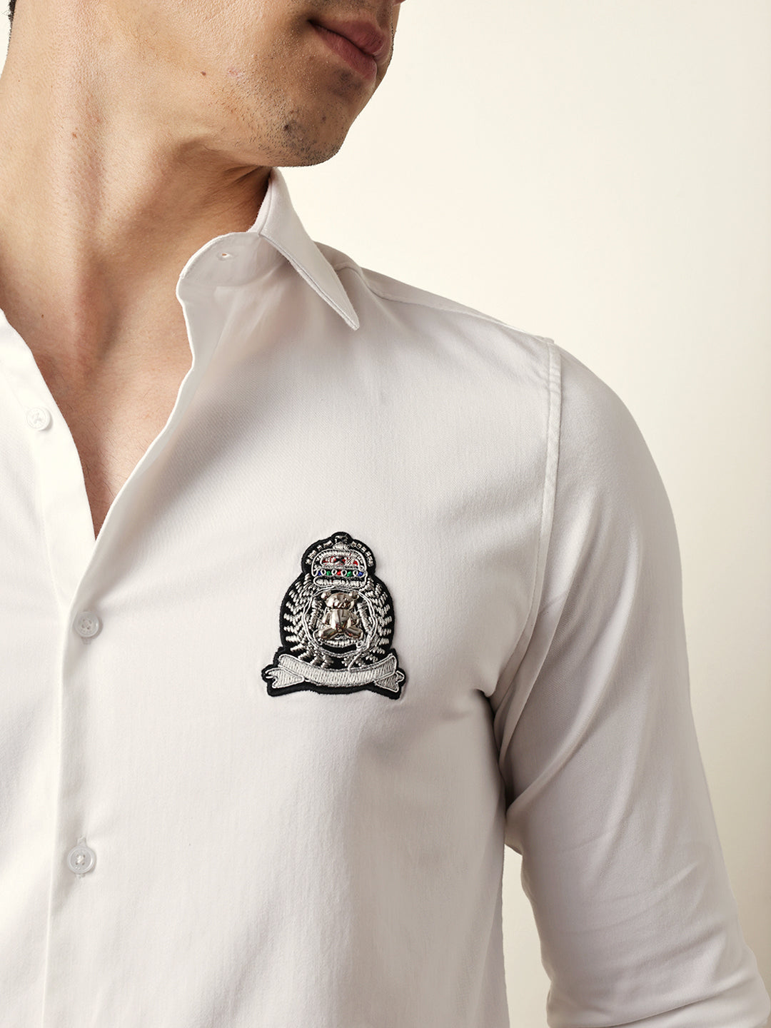 Men Modern Fit Casual Shirt