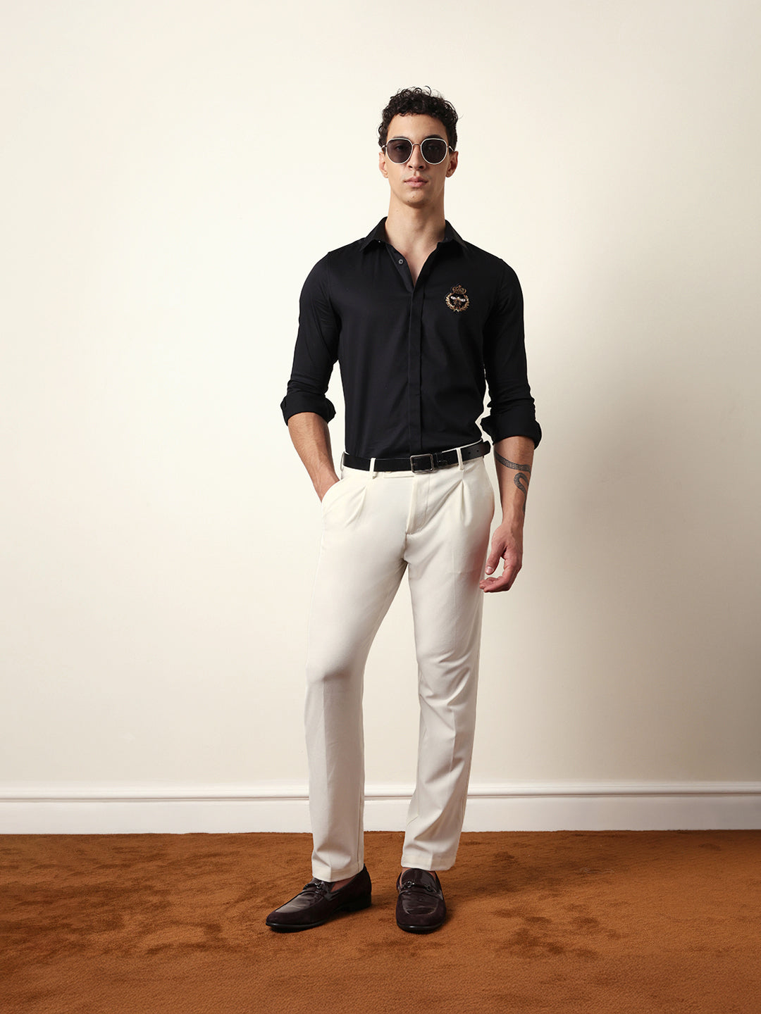 Men Modern Fit Casual Shirt