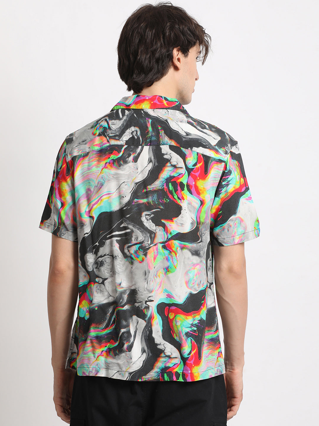 Men  Multi-Coloured Printed Regular Fit Casual Shirt