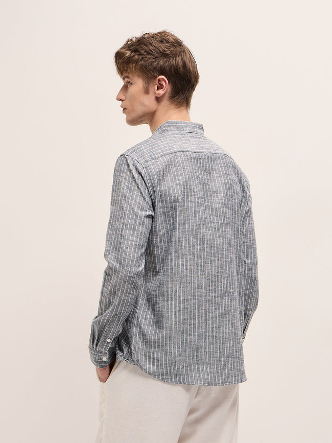 Men Grey Casual Shirt
