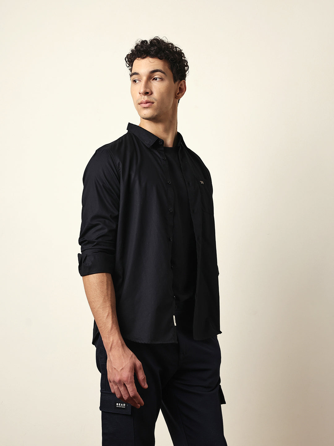 Men Modern Fit Casual Shirt