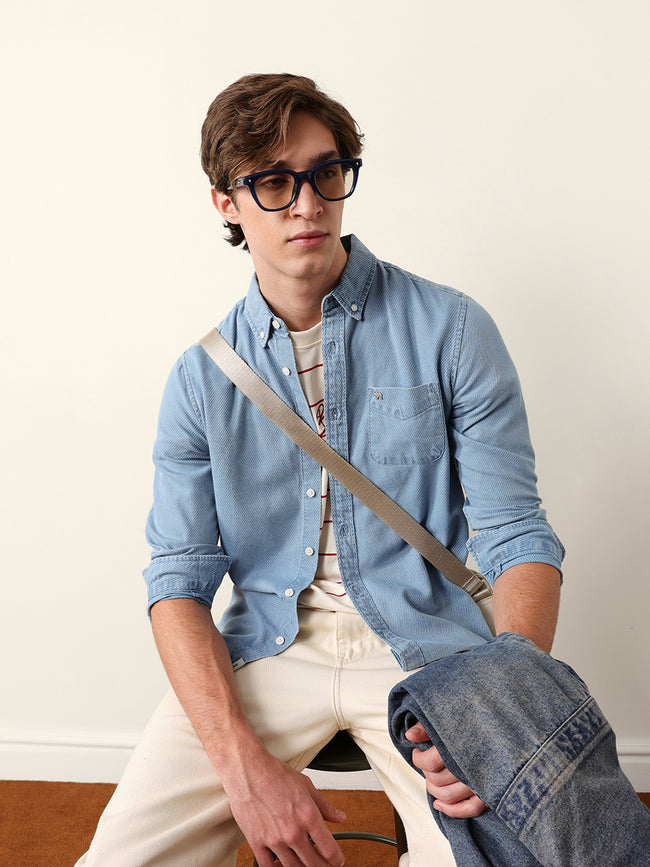 Men Long Sleeves Shirt