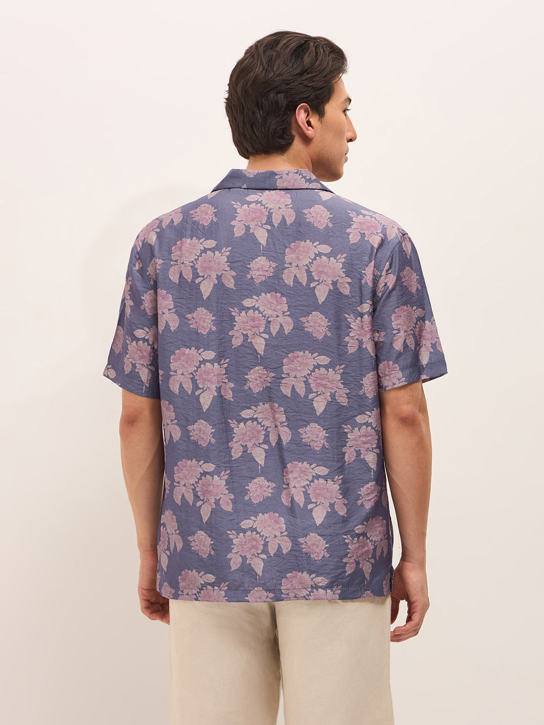 Men Purple Casual Shirt