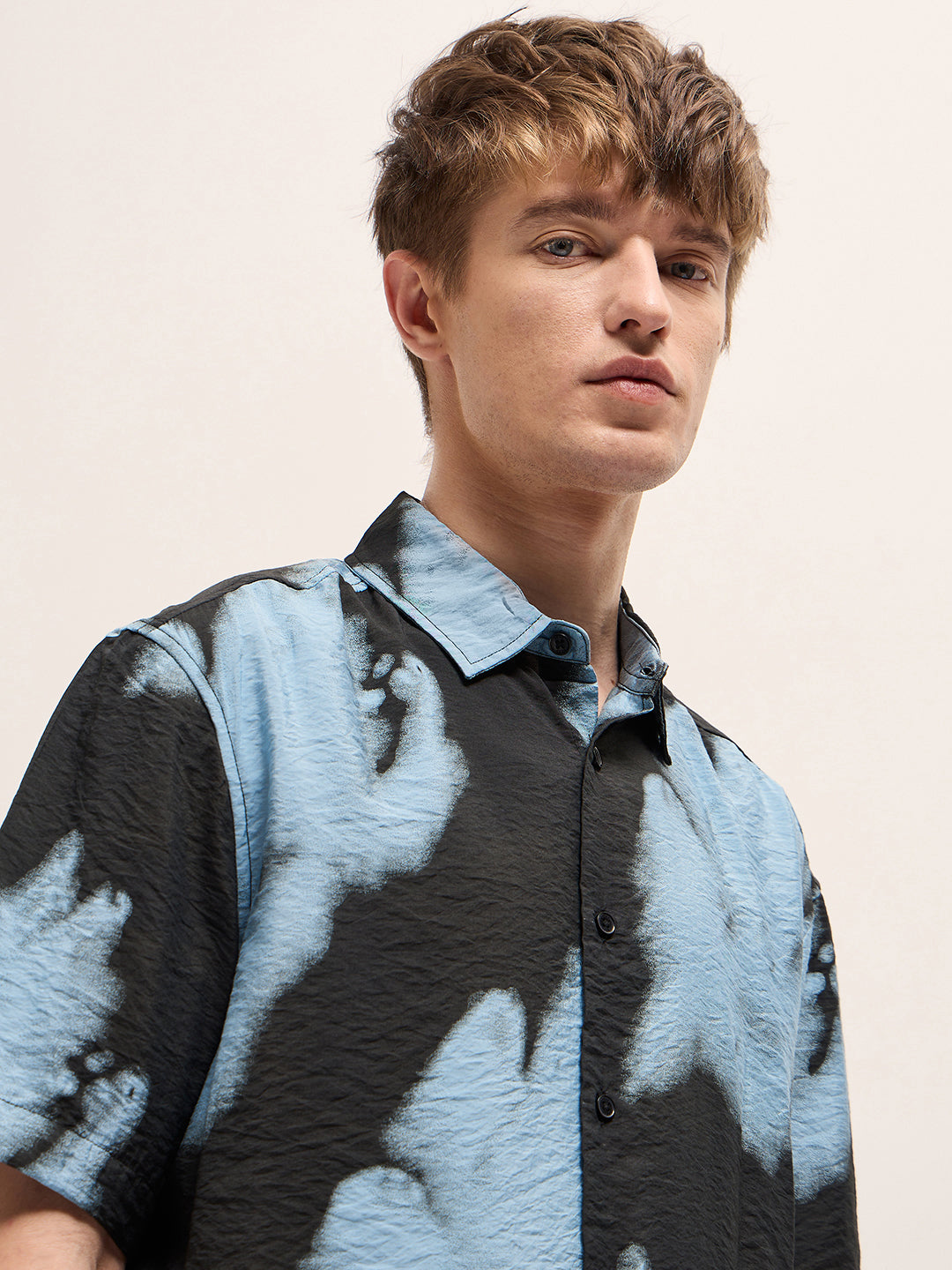 Men Black Casual Shirt