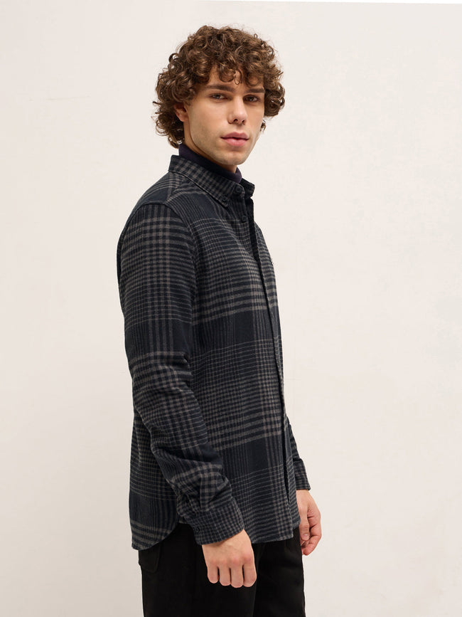 Men Black Casual Shirt