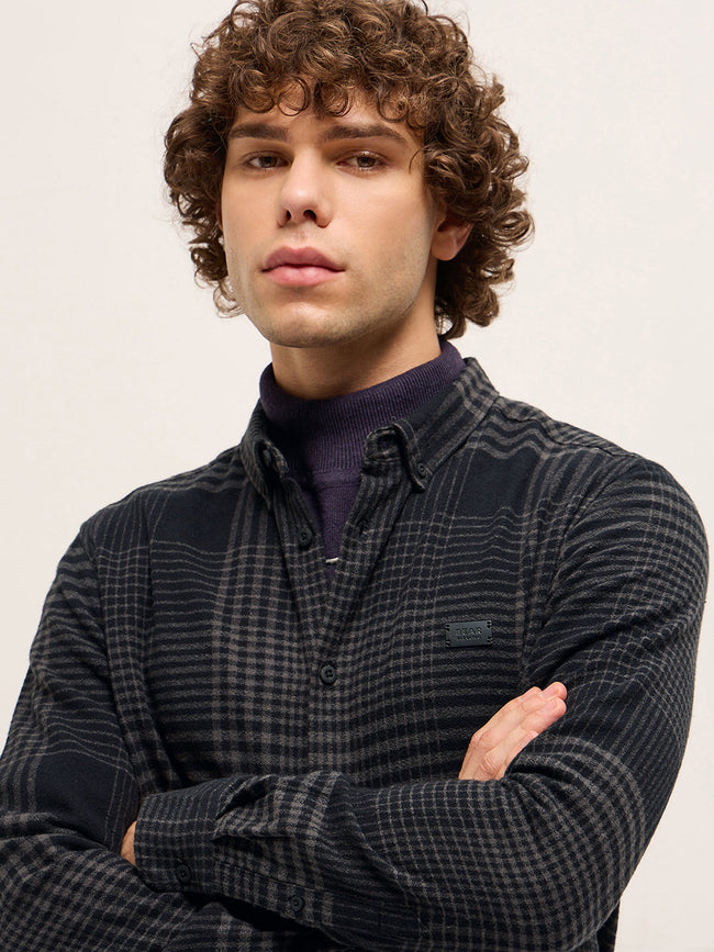 Men Black Casual Shirt