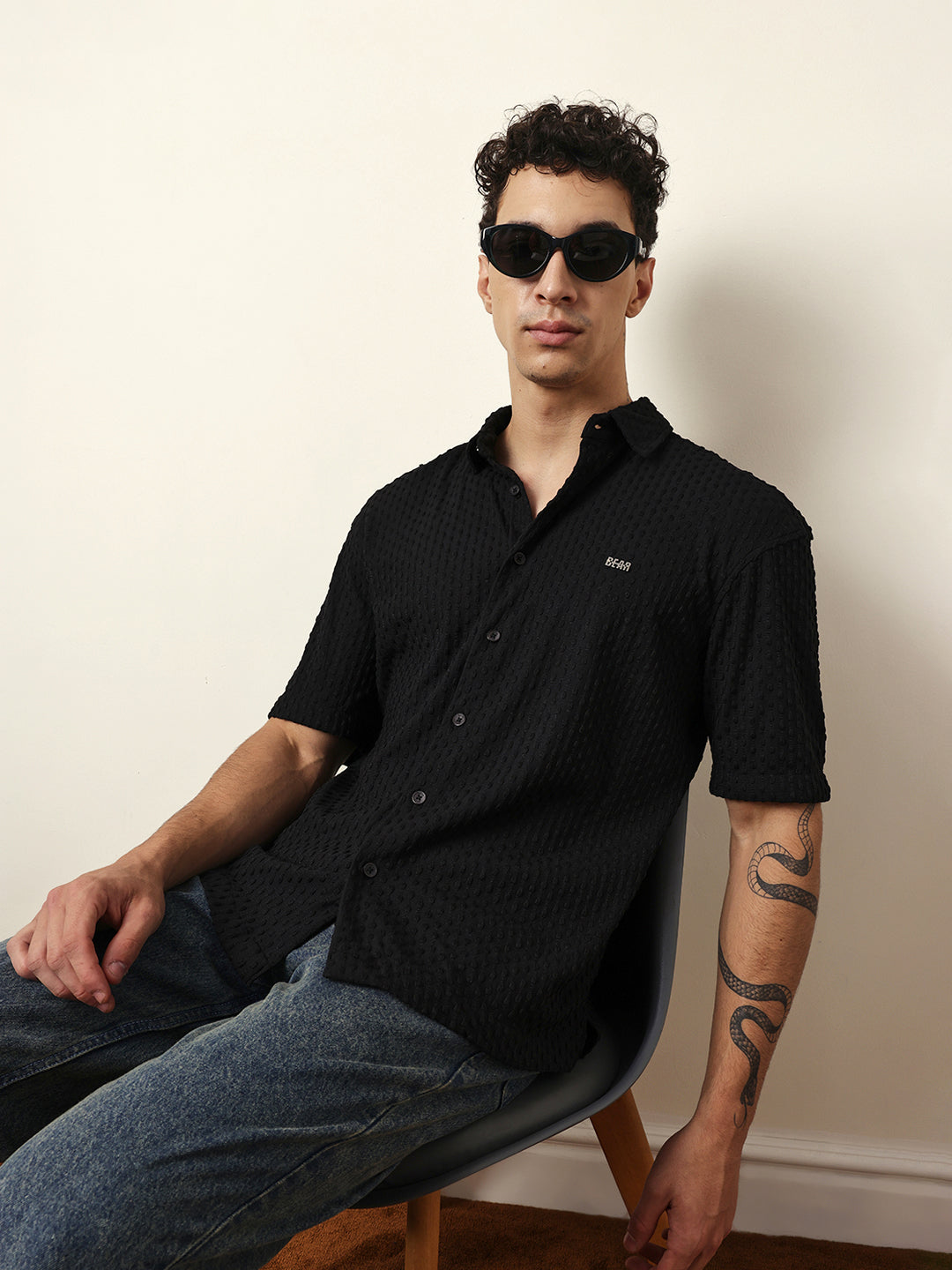 Men Modern Fit Casual Shirt